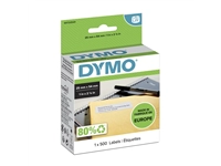 Een Etiket Dymo LabelWriter adressering 25x54mm 1 rol á 500 stuks wit koop je bij Sysdicom BV