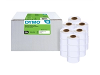 Een Etiket Dymo LabelWriter adressering 28x89mm 24 rollen á 130 stuks wit koop je bij Sysdicom BV