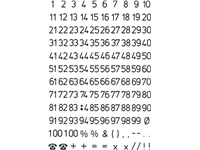 Een Etiket HERMA 4155 5mm getallen zwart op transparant koop je bij economaat.be