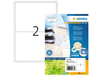 Een Etiket HERMA recycling 10735 199.6x143.5mm 160stuks wit koop je bij economaat.be