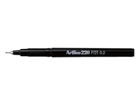 Een Fineliner Artline 220 rond super fijn zwart koop je bij Sysdicom BV