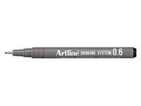 Een Fineliner Artline technisch 0.6mm zwart koop je bij Sysdicom BV