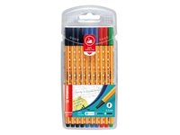 Een Fineliner STABILO point 88/10 Office fijn assorti etui à 10 stuks koop je bij economaat.be