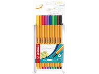 Een Fineliner STABILO point 88/10 fijn assorti etui à 10 stuks koop je bij Company Supplies