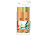 Een Fineliner STABILO point 88/10 fijn assorti nieuwe kleuren set à 10 stuks koop je bij Sysdicom BV