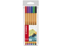 Een Fineliner STABILO point 88/6 fijn assorti etui à 6 stuks koop je bij Sysdicom BV