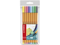 Een Fineliner STABILO point 88/8 fijn pastel assorti etui à 8 stuks koop je bij Sysdicom BV