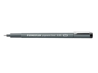 Een Fineliner Staedtler Pigment 308 zwart 0.05mm koop je bij economaat.be