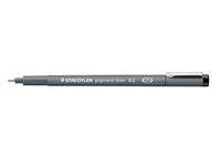 Een Fineliner Staedtler Pigment 308 zwart 0.2mm koop je bij Sysdicom BV