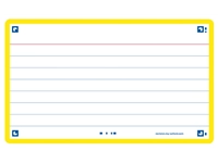 Een Flashcard Oxford 2.0 75x125mm 80 vel 250gr lijn geel koop je bij Sysdicom BV