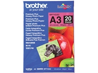 Een Fotopapier Brother BP-71 A3 260gr glossy 20 vel koop je bij Sysdicom BV