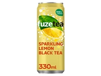 Een Frisdrank Fuze Tea Black Tea sparkling lemon blik 330ml koop je bij Sysdicom BV