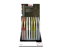 Een Gelschrijver Pentel K118 Grip medium assorti 4 kleuren koop je bij economaat.be