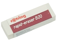 Een Gum rOtring Rapid B20 65x23x10mm potlood wit koop je bij Sysdicom BV