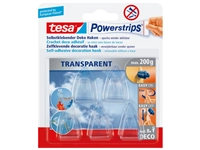 Een Haak tesa Powerstrips® Deco transparant zelfklevend 5 stuks koop je bij Sysdicom BV