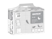 Een Handdoek Katrin Plus w-vouw 3-laags 203x320mm 25x90 vel wit 61600 koop je bij Company Supplies