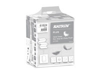 Een Handdoek Katrin Plus z-vouw 2-laags 203x240mm 15x160 vel wit 61624 koop je bij Company Supplies