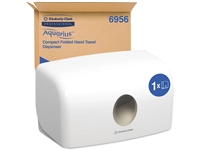 Een Handdoekdispenser Aquarius voor i-vouw mini wit 6956 koop je bij Sysdicom BV