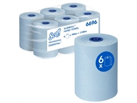 Een Handdoekrol Scott Essential Slimroll 1-laags 190m blauw 6696 koop je bij Company Supplies