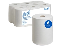 Een Handdoekrol Scott Control Slimroll 1-laags 165m wit 6657 koop je bij Company Supplies