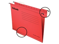 Een Hangmap Esselte Classic A4 V-bodem 345x240mm rood koop je bij Company Supplies