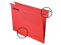 Een Hangmap Esselte Classic folio V-bodem 382x240mm rood koop je bij Company Supplies