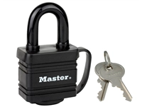 Een Hangslot MasterLock stiftcilinder gelamineerd staal 40mm koop je bij Sysdicom BV