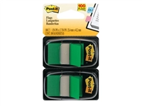 Een Indextabs 3M Post-it 680 25.4x43.2mm duopack groen 100 vel koop je bij Sysdicom BV