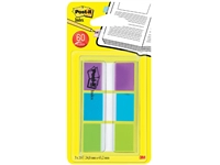 Een Indextabs Post-it 680 24mmx43.2mm helder assorti 60 tabs koop je bij Sysdicom BV