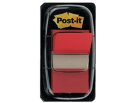 Een Indextabs Post-it 680 25.4x43.2mm rood 50 tabs koop je bij Sysdicom BV