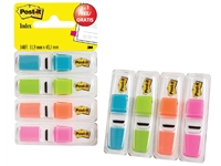 Een Indextabs Post-it 6834 11.9mmx43.1mm helder 3+1 gratis assorti 35 tabs per dispernser koop je bij Sysdicom BV