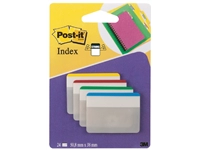 Een Indextabs Post-it 686F1 38x50.8mm strong recht assorti 24 tabs koop je bij Sysdicom BV