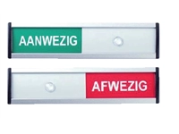 Een Infobord aanwezig/afwezig 125x30mm koop je bij Company Supplies