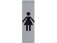 Een Infobord pictogram dame 165x44mm koop je bij Sysdicom BV