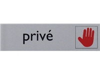 Een Infobord pictogram prive 165x44mm koop je bij Company Supplies