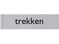 Een Infobord pictogram trekken 165x44mm koop je bij Company Supplies