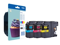 Een Inktcartridge Brother LC-123RBWBP 3 kleuren koop je bij Company Supplies