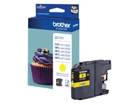 Een Inktcartridge Brother LC-123Y geel koop je bij Company Supplies