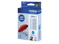 Een Inktcartridge Brother LC-225XLC blauw koop je bij Sysdicom BV