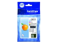 Een Inktcartridge Brother LC-3211 Zwart + 3 kleuren koop je bij Company Supplies