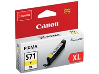 Een Inktcartridge Canon CLI-571XL geel koop je bij Sysdicom BV