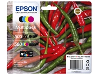 Een Inktcartridge Epson 503XL/503 T09R94 zwart + 3 kleuren koop je bij Sysdicom BV