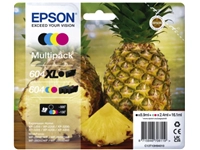 Een Inktcartridge Epson 604XL/604 T10H94 zwart + 3 kleuren koop je bij Sysdicom BV