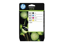 Een Inktcartridge HP 6C400NE 937 zwart + 3 kleuren koop je bij economaat.be