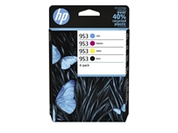 Een Inktcartridge HP 6ZC69AE 953 zwart + 3 kleuren koop je bij economaat.be