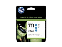 Een Inktcartridge HP CZ134A 711 blauw koop je bij Company Supplies