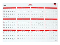 Een Jaarplankalender 2025 Quantore 48x68cm koop je bij economaat.be