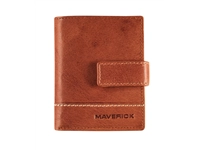 Een Kaarthouder Maverick Rough Gear compact RFID leer cognac koop je bij Sysdicom BV