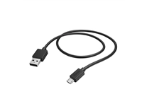 Een Kabel Hama USB-A - micro-USB 2.0 1 meter zwart koop je bij Sysdicom BV