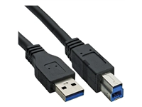 Een Kabel Inline USB-A USB-B 3.0 M 0.5 meter zwart koop je bij economaat.be